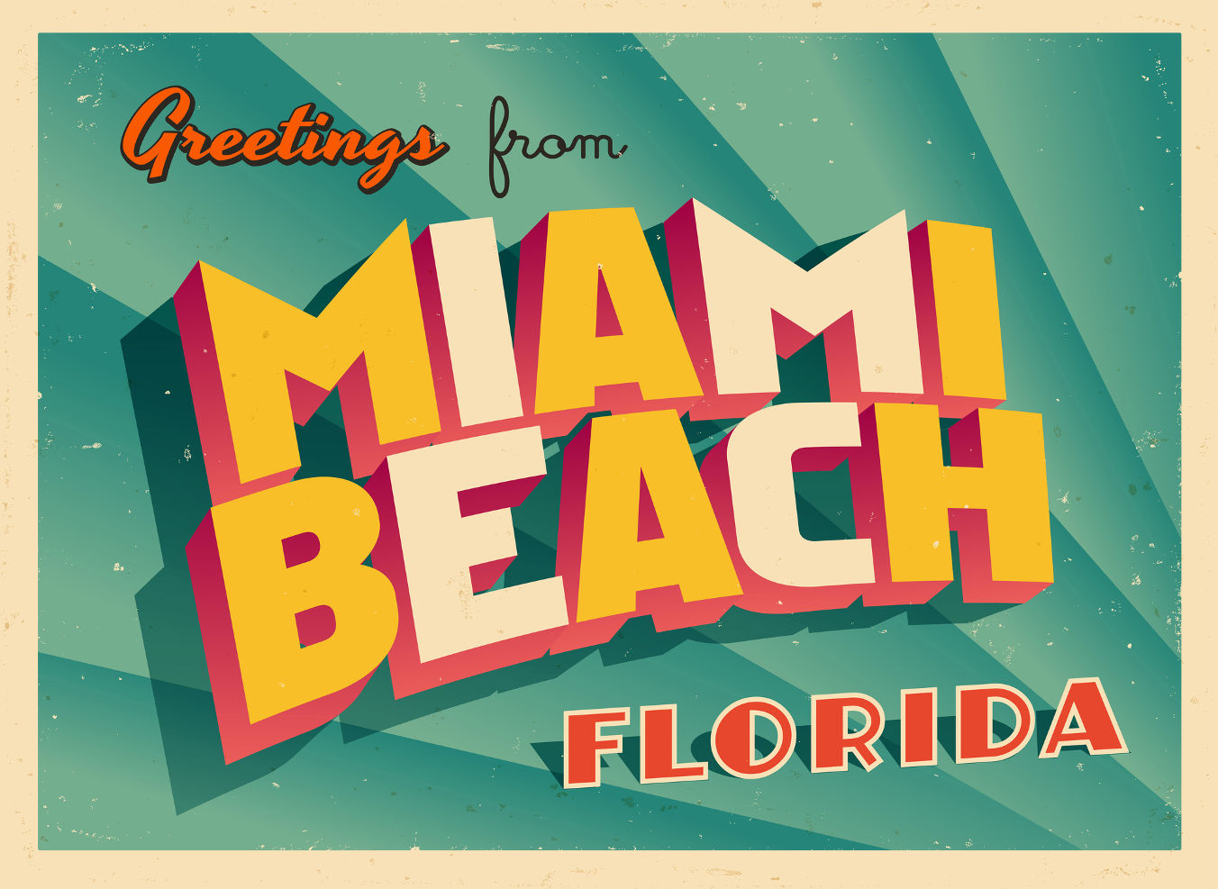 Miami Beach postcard