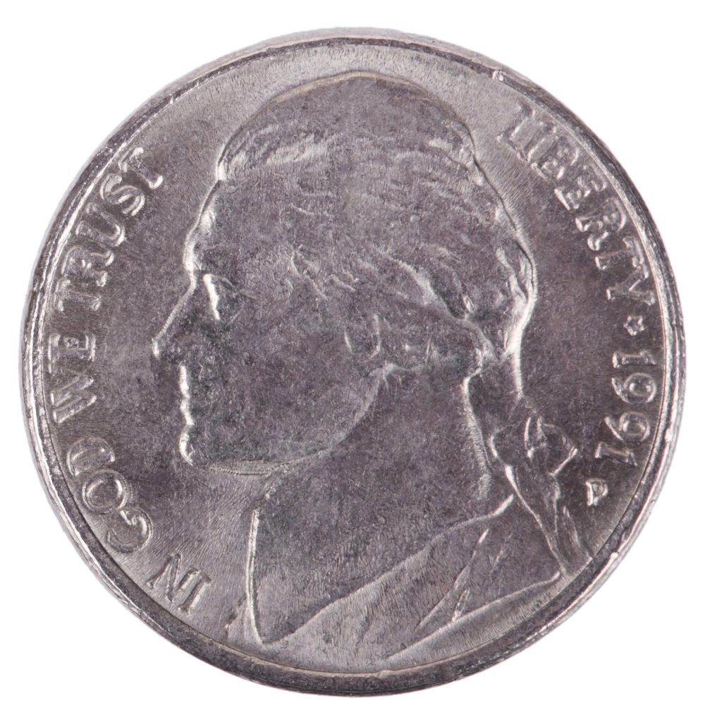 Nickel coin